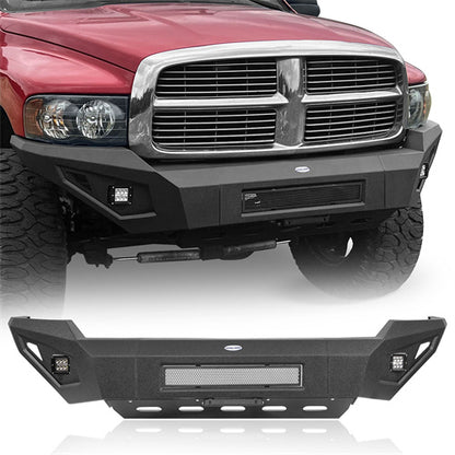 LandShaker 2003-2005 Ram 2500 Full Width Front Bumper w/ Skid Plate, Excluding Diesel Models lsg6461 1