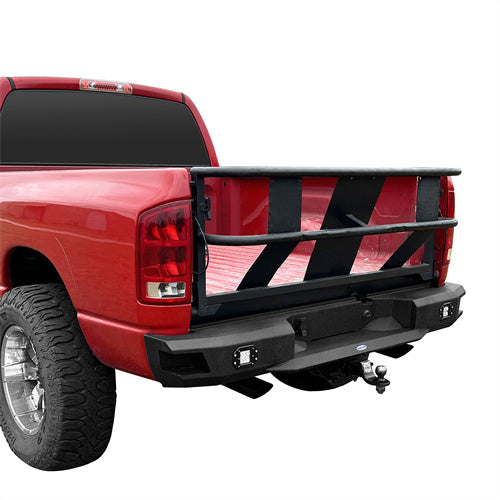 LandShaker 2003-2005 Ram 2500 Rear Bumper w/ 2×18W LED white floodlights lsg6462 3