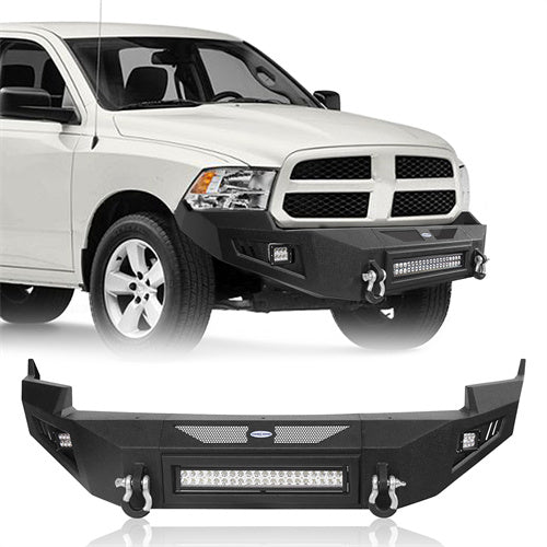 LandShaker 2009-2012 Ram 1500 Full Width Front Bumper lsg6201ab 1