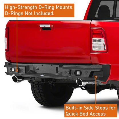 LandShaker 2019-2023 Ram 1500 Rear Bumper, Excluding 2019-2023 Ram 1500 Classic Models lsg6034 9