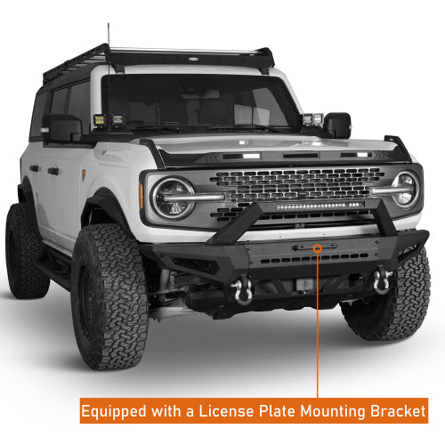 LandShaker Aftermarket Front Bumper for 2021-2023 Ford Bronco, Excluding Raptor lsg8912s 10