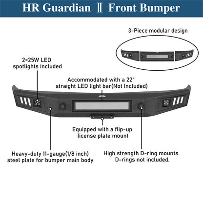 Aftermarket Front Bumper For 1992-1999 Chevy Suburban Tahoe/GMC Yukon - LandShaker4x4