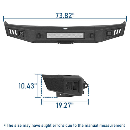 Aftermarket Front Bumper For 1992-1999 Chevy Suburban Tahoe/GMC Yukon - LandShaker4x4