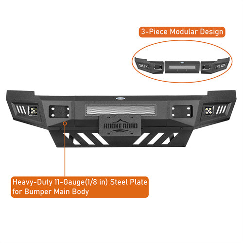 Aftermarket Guardian Ⅱ Front Bumper For 2010-2018 Ram 2500 3500 - LandShaker4x4