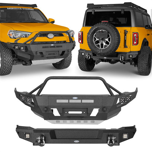 Aftermarket Front & Rear Bumper For 2021-2024 Ford Bronco (Excluding Raptor) - LandShaker4x4