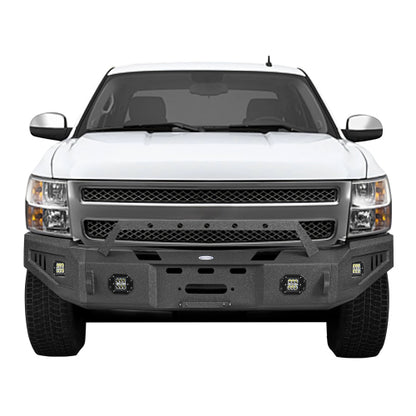 LandShaker Aftermarket Full Width Front Bumper for 2007-2013 Chevy Silverado 1500 2nd Generation lsg9027 2