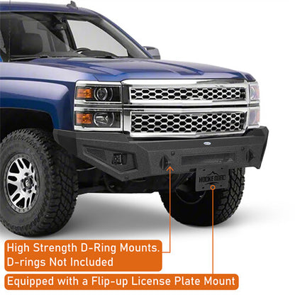 Aftermarket Guardian Ⅰ Front Bumper For 2014-2015 Chevy Silverado 1500 - LandShaker