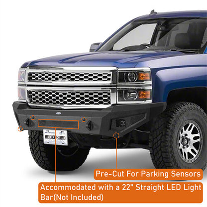 Aftermarket Guardian Ⅰ Front Bumper For 2014-2015 Chevy Silverado 1500 - LandShaker