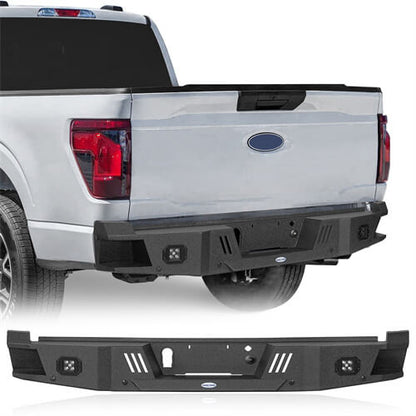 Aftermarket Guardian I Rear Bumper For 2021-2024 Ford F-150(Excluding Raptor & Tremor) - LandShaker