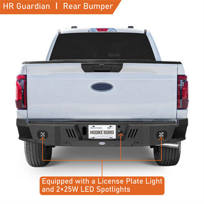 Aftermarket Guardian I Rear Bumper For 2021-2024 Ford F-150(Excluding Raptor & Tremor) - LandShaker