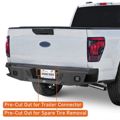 Aftermarket Guardian I Rear Bumper For 2021-2024 Ford F-150(Excluding Raptor & Tremor) - LandShaker