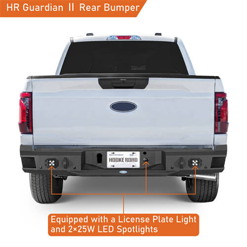 Aftermarket Rear Bumper For 2021-2024 Ford F-150(Excluding Raptor & Tremor)