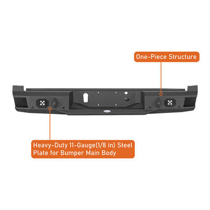 Aftermarket Rear Bumper For 2021-2024 Ford F-150(Excluding Raptor & Tremor)