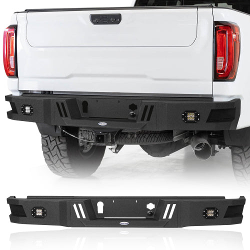 LandShaker Aftermarket Rear Bumper w/LED floodlights for 2020-2023 GMC Sierra 2500HD lsg9204 1LandShaker Aftermarket Rear Bumper w/LED floodlights for 2020-2023 GMC Sierra 2500HD lsg9204 2LandShaker Aftermarket Rear Bumper w/LED floodlights for 2020-2023 GMC Sierra 2500HD lsg9204 1