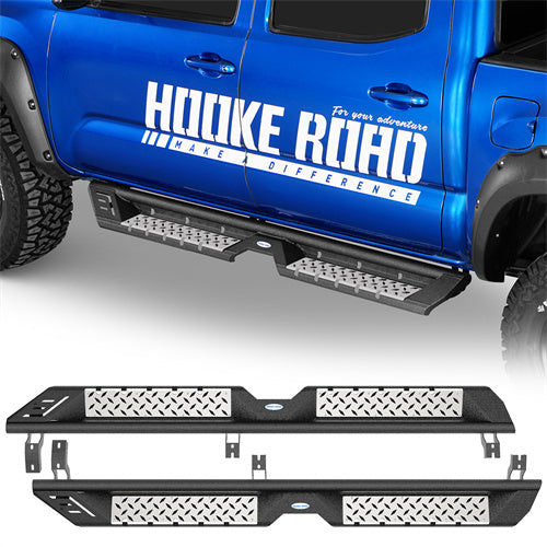 Aftermarket Side Step Bars 2005-2023 Toyota Tacoma Double Cab - LandShaker4x4