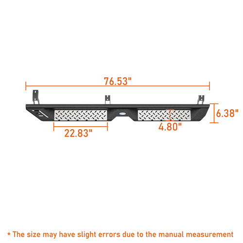 Aftermarket Side Step Bars 2005-2023 Toyota Tacoma Double Cab - LandShaker4x4