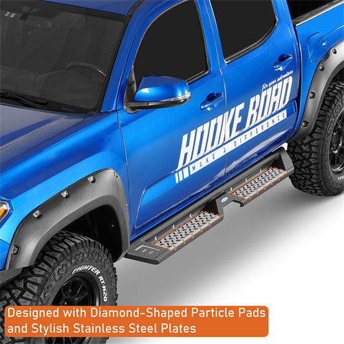 Aftermarket Side Step Bars 2005-2023 Toyota Tacoma Double Cab - LandShaker4x4