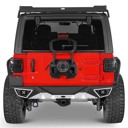 Road Trip Aluminum Rear Bumper For 2018-2024 Jeep Wrangler JL - LandShaker-lsg3068-2