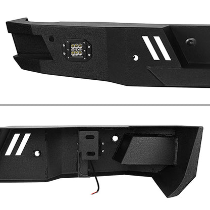 Chevrolet Silverado Rear Bumper w/LED Floodlights for 2007-2018 Chevy Silverado 1500 - LandShaker 4x4 LSG.9025 10