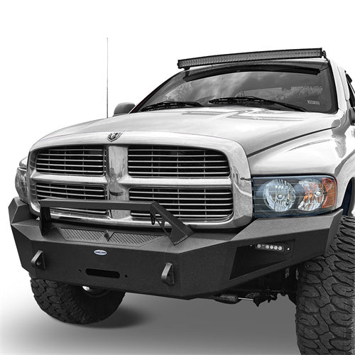 03-05 Ram 2500 Full Width Front Bumper w/ Winch Plate (Excluding Diesel Models) - LandShaker