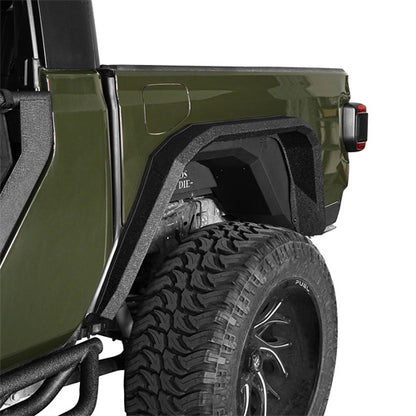 LandShaker Flat Rear Fender Flares for 2020-2023 Jeep Gladiator JT lsg7016s 3