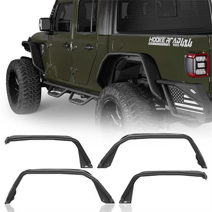 Flux Tube Fender Flares For 2020-2024 Jeep Gladiator JT - LandShaker-lsg7021-1