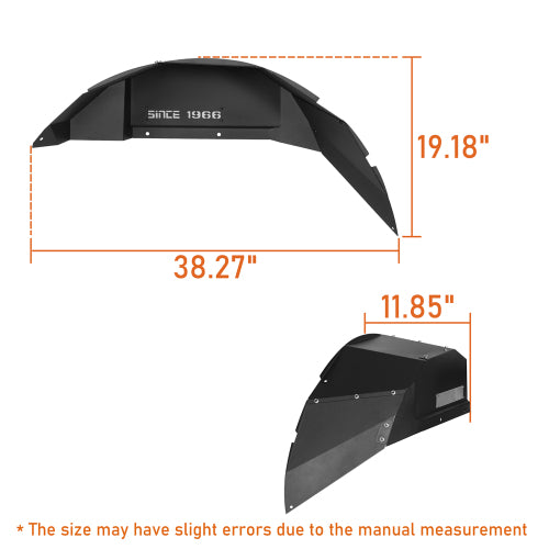 LandShaker 2021-2023 Ford Bronco Rear Inner Fender Liners, Excluding Raptor lsg8915s  6