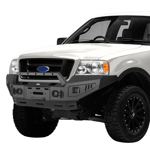 LandShaker Ford F-150  Front Bumper w/ Winch Plate for 2004-2008 Ford F-150 lsg8006 2