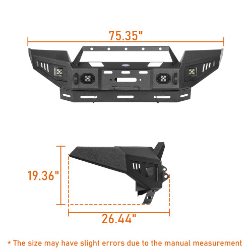 LandShaker Ford F-150  Front Bumper w/ Winch Plate for 2004-2008 Ford F-150 lsg8006 6