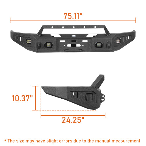 LandShaker Ford F-150 Full Width Front Bumper for 2004-2008 Ford F-150 lsg8005 6