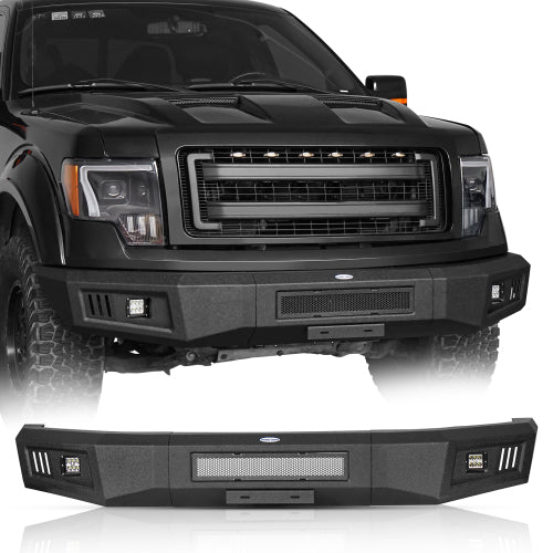 LandShaker Ford F-150 Full Width Front Bumper for 2009-2014 Ford F-150, Excluding Raptor lsg8212s 1