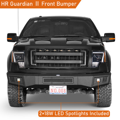 LandShaker Ford F-150 Full Width Front Bumper for 2009-2014 Ford F-150, Excluding Raptor lsg8212s 7