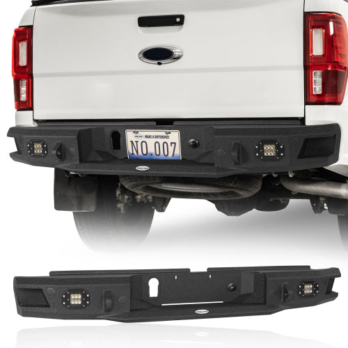 LandShaker Ford Ranger Rear Bumper w/ LED Floodlights for 2019-2023 Ford Ranger lsg8803 1