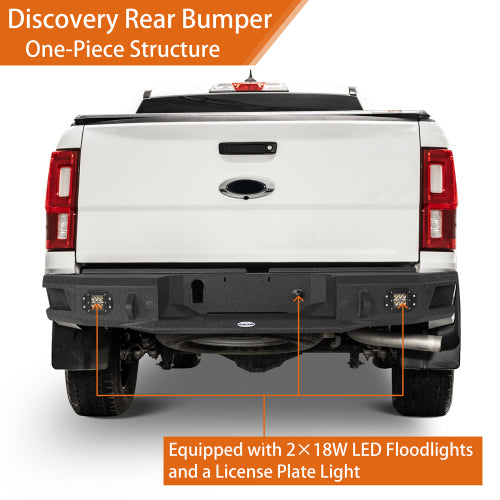 LandShaker Ford Ranger Rear Bumper w/ LED Floodlights for 2019-2023 Ford Ranger lsg8803 8