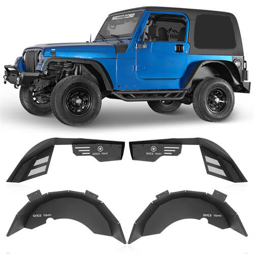 Off-Road Front & Rear Inner Fender Liners For 1997-2006 Jeep Wrangler TJ - LandShaker