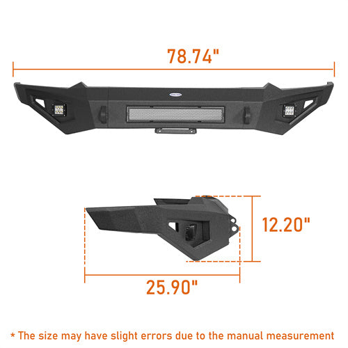 LandShaker Front Bumper for 2019-2023 Ram 1500, Excluding EcoDiesel, Rebel & TRX, Classic Models lsg6030 8