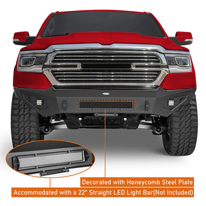 LandShaker Front Bumper for 2019-2023 Ram 1500, Excluding EcoDiesel, Rebel & TRX, Classic Models lsg6030 9