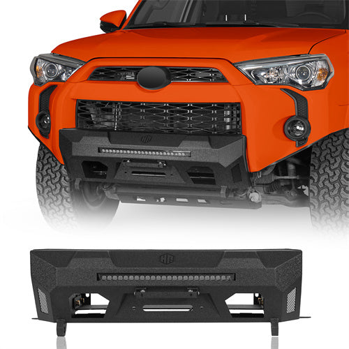 Aftermarket Blink Stubby Front Bumper For 2014-2024 Toyota 4Runner(Excluding Limited & Nightshade) - LandShaker4x4