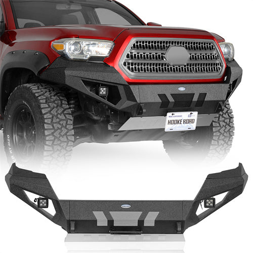 Front Bumper w/ LED Lights For 2016-2023 Toyota Tacoma 3rd Gen - LandShaker4x4