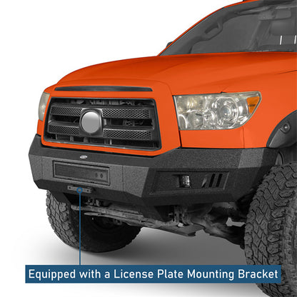 Toyota Tundra 2007-2013 Front Bumper Replacement Textured Black - LandShaker4x4