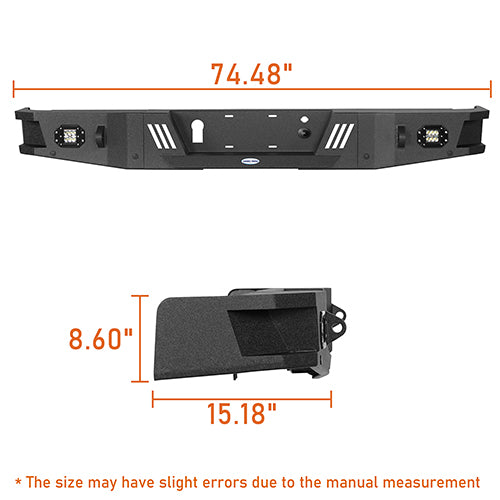 Ford F-150 Front Bumper & Rear Bumper Back Bumper for 2009-2014 Ford F-150  - LandShaker 4x4 LSG.8202+8204 25