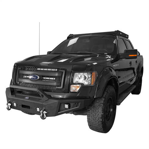 Ford F-150 Front Bumper & Rear Bumper Back Bumper for 2009-2014 Ford F-150  - LandShaker 4x4 LSG.8202+8204 3