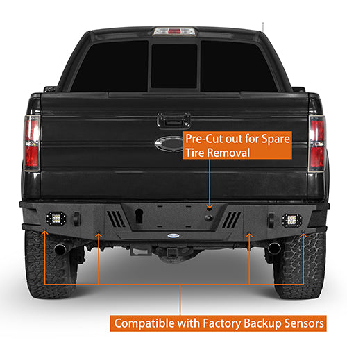 Ford F-150 Front Bumper & Rear Bumper Back Bumper for 2009-2014 Ford F-150  - LandShaker 4x4 LSG.8202+8204 9