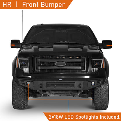 Ford F-150 Full Width Front Bumper & Rear Bumper for 2009-2014 Ford F-150  - LandShaker 4x4 LSG.8201+8203 11