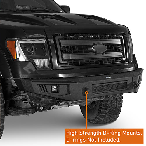 Ford F-150 Full Width Front Bumper & Rear Bumper for 2009-2014 Ford F-150  - LandShaker 4x4 LSG.8201+8203 13