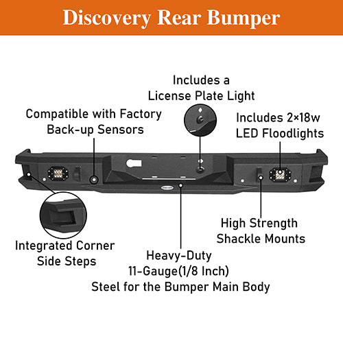 Ford F-150 Full Width Front Bumper & Rear Bumper for 2009-2014 Ford F-150  - LandShaker 4x4 LSG.8201+8203 25