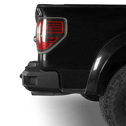 Ford F-150 Full Width Front Bumper & Rear Bumper for 2009-2014 Ford F-150  - LandShaker 4x4 LSG.8201+8203 8