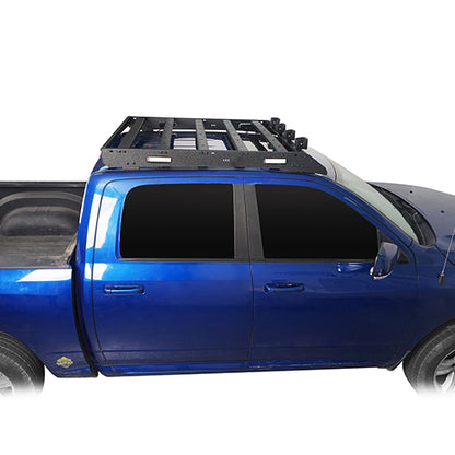 Front Bumper / Rear Bumper / Roof Rack Luggage Carrier for 2013-2018 Dodge Ram 1500 Crew Cab & Quad Cab,Excluding Rebel - LandShaker 4x4 LSG.6001+6005+6004 11