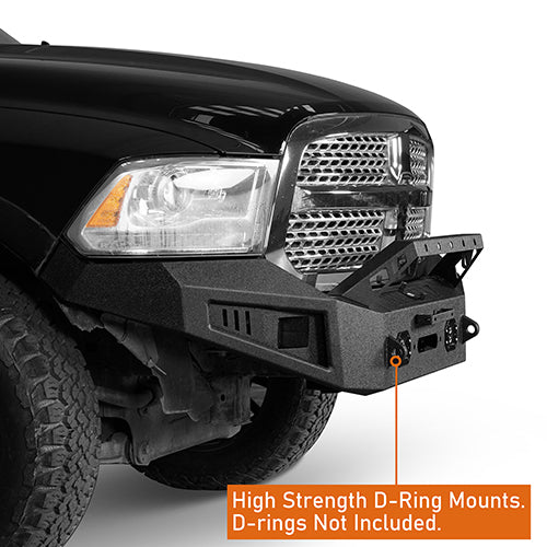 Front Bumper / Rear Bumper / Roof Rack Luggage Carrier for 2013-2018 Dodge Ram 1500 Crew Cab & Quad Cab,Excluding Rebel - LandShaker 4x4 LSG.6001+6005+6004 14