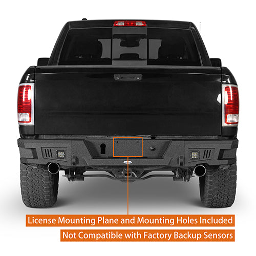 Front Bumper / Rear Bumper / Roof Rack Luggage Carrier for 2013-2018 Dodge Ram 1500 Crew Cab & Quad Cab,Excluding Rebel - LandShaker 4x4 LSG.6001+6005+6004 21